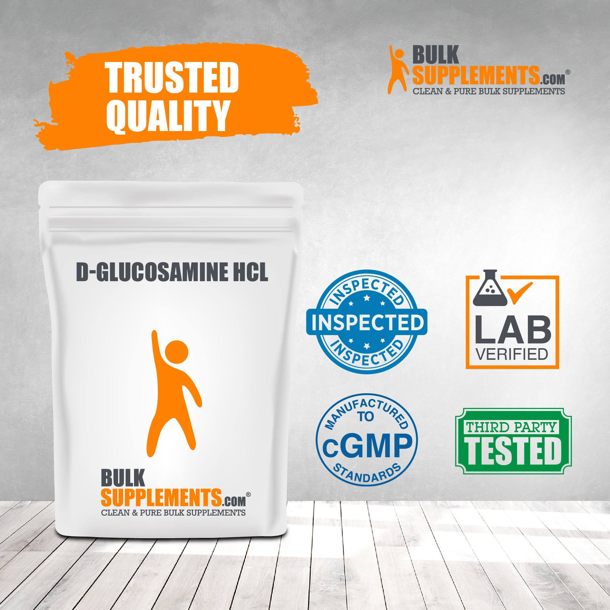 Bulksupplements Pure Glucosamine HCL Powder (5 Kilograms)