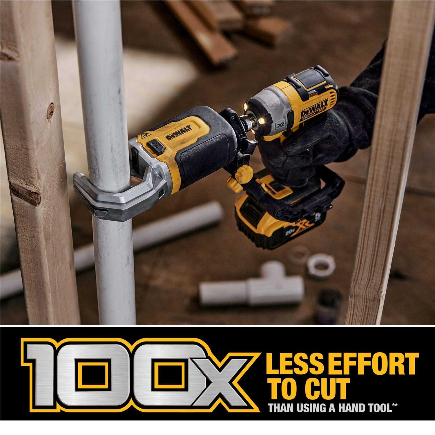 DEWALT DWAPVCIR Impact Connect PVC/PEX Pipe Cutter Attachment - Shop Hardware Tools Online Store