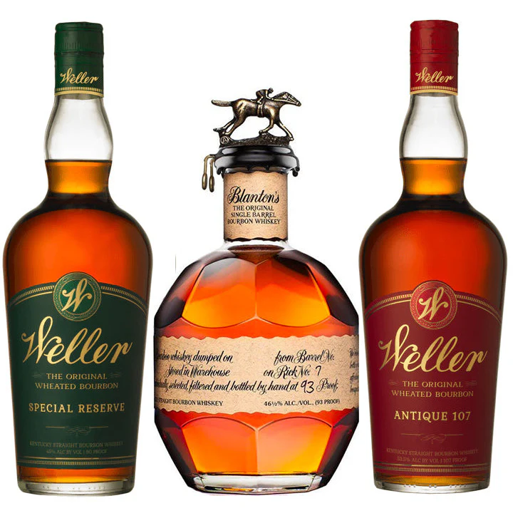 W.L. Weller Special Reserve & Blanton's Bourbon & W.L. Weller Antique 107 Bundle - Nestor Liquor