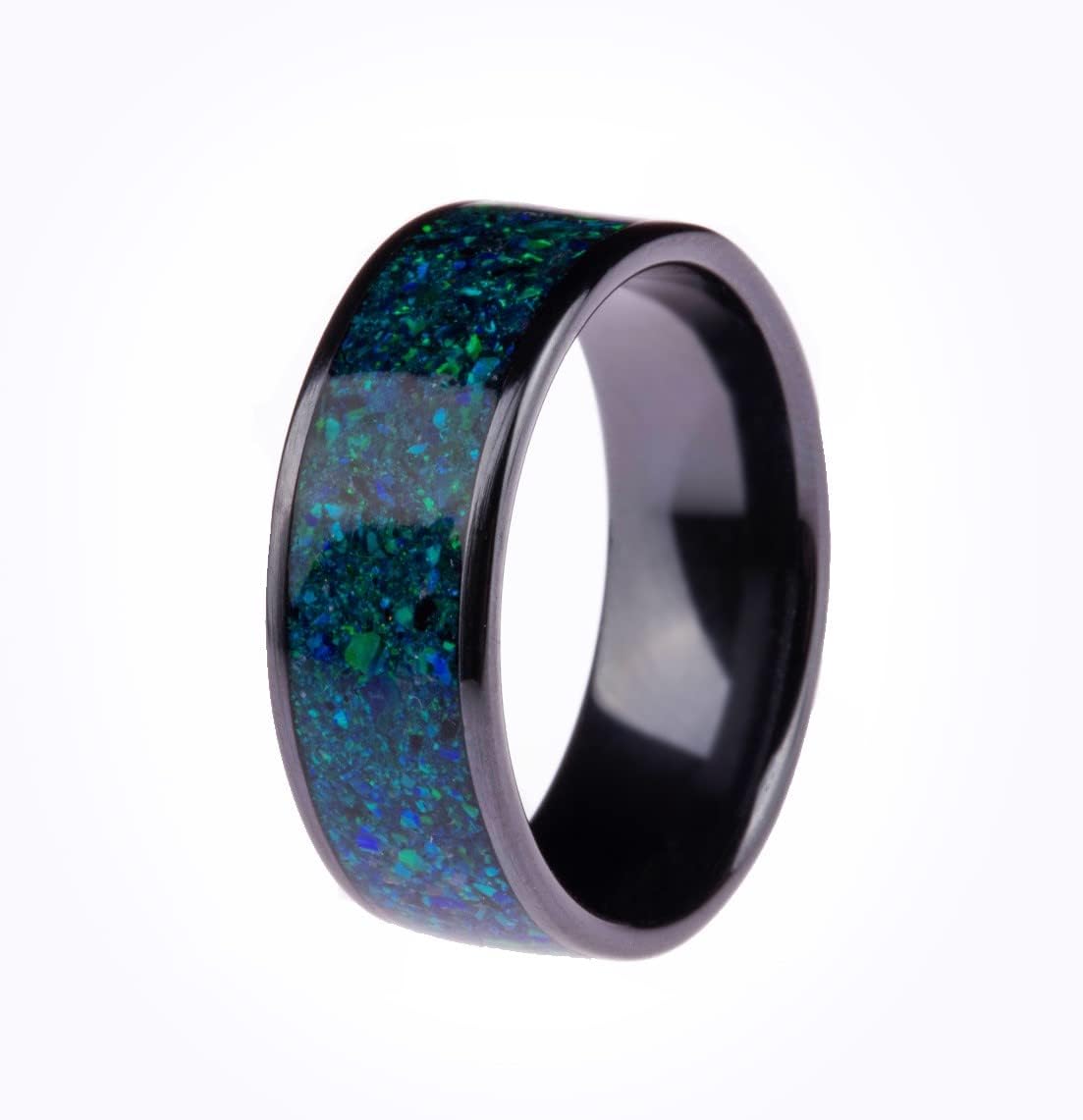 CNICK Tesla Smart Ring Accessories: Ceramic Ring for Model 3 and Model Y to Replace Key Card Key fob. (7, Snow)