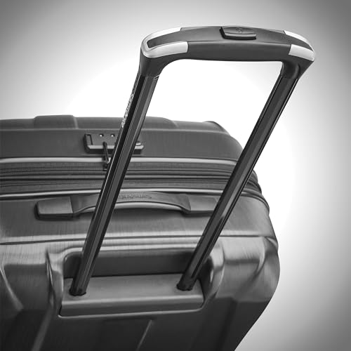 Samsonite Centric 2 Hardside Expandable Luggage with Spinner Wheels, Black, Carry-On 20-Inch