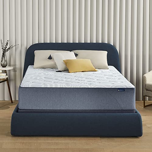 Serta Perfect Sleeper 12 Inch Queen Gel Memory Hybrid Mattress, Ultra Plush, USA Built, 100-Night Trial, CertiPUR-US Certified - Renewed Relief