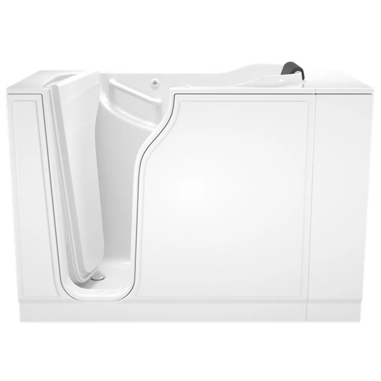 3052 Series 30"W x 52"L Gelcoat Walk-In Whirlpool Bathtub with Left-Hand Drain/Faucet
