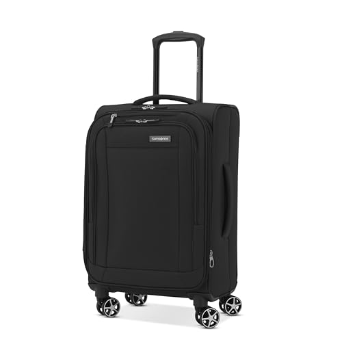 Samsonite Saire LTE Softside Expandable Luggage with Spinner Wheels, 3-Piece Set (20/25/28), Caribbean Blue