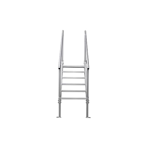 Extreme Max 3005.3843 Universal Mount Aluminum Dock Stair - 4-Step