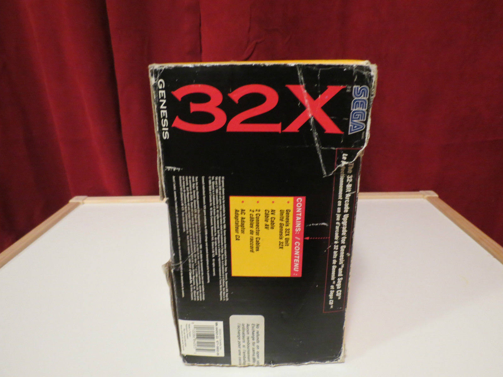 Sega Genesis 32x System Console (ntsc) with Sega Power Supply u0026 Link Cable
