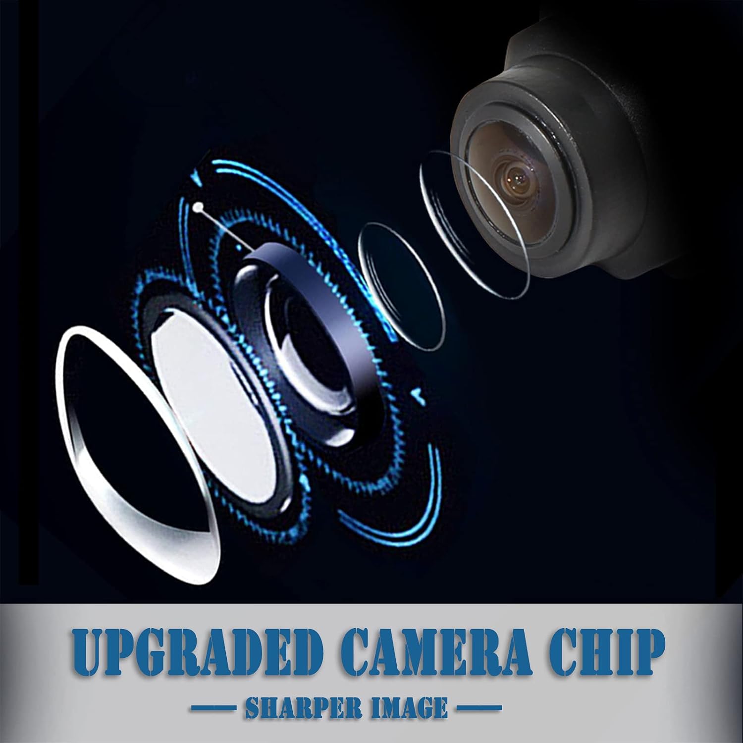 for Jeep Wrangler JL Rubicon JLU Gladiator JT 2018-2020 Forward Facing Off-Road Front View Camera Kit