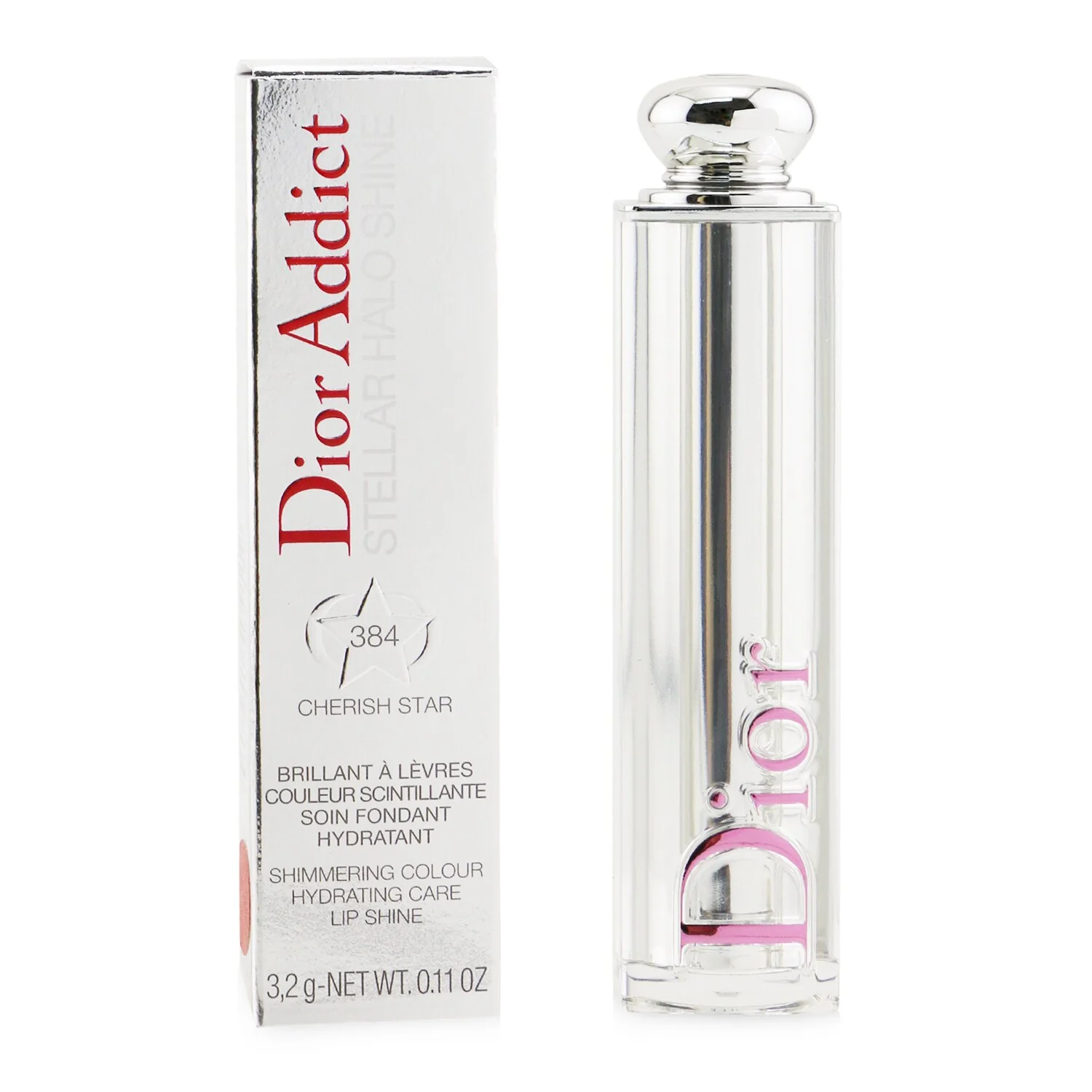 Christian Dior Dior Addict Stellar Halo Shine Lipstick - # 563 Adored Star  3.2g/0.11oz