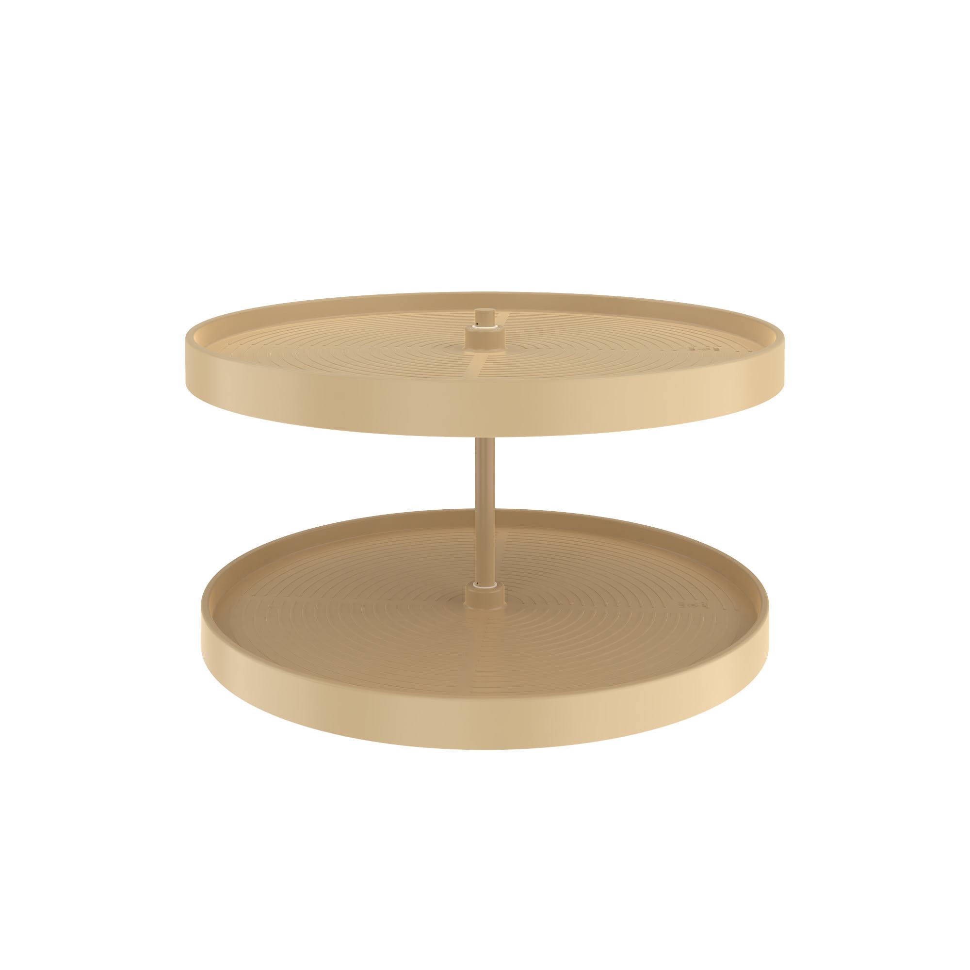 Rev-A-Shelf - LD-2062-28BM-15-1 - 28x22 Almond Polymer Full Circle Lazy Susan 2-Shelf