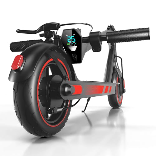 Electric Scooter for Adults, 19/25 Mph Max Speed, 21/25/35 Miles Range,350/500/600W APP Control E-Scooter with 8.5"/10" Inflatable tire