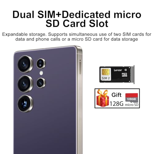 X25 Ultra 5G Cell Phone, Unlocked Android Smart Phone, 8+256GB+128GB Unlocked Android Phone