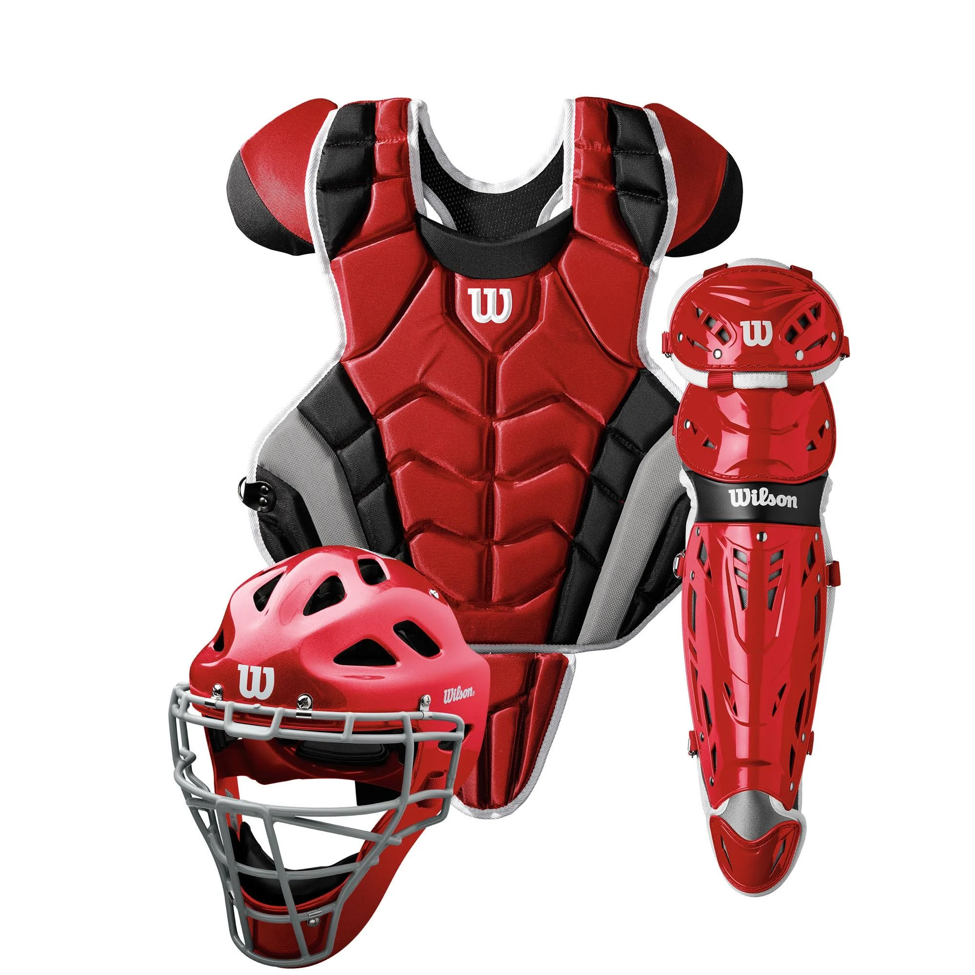 Wilson C1K Catcher&s Gear Kit - Intermediate - Black