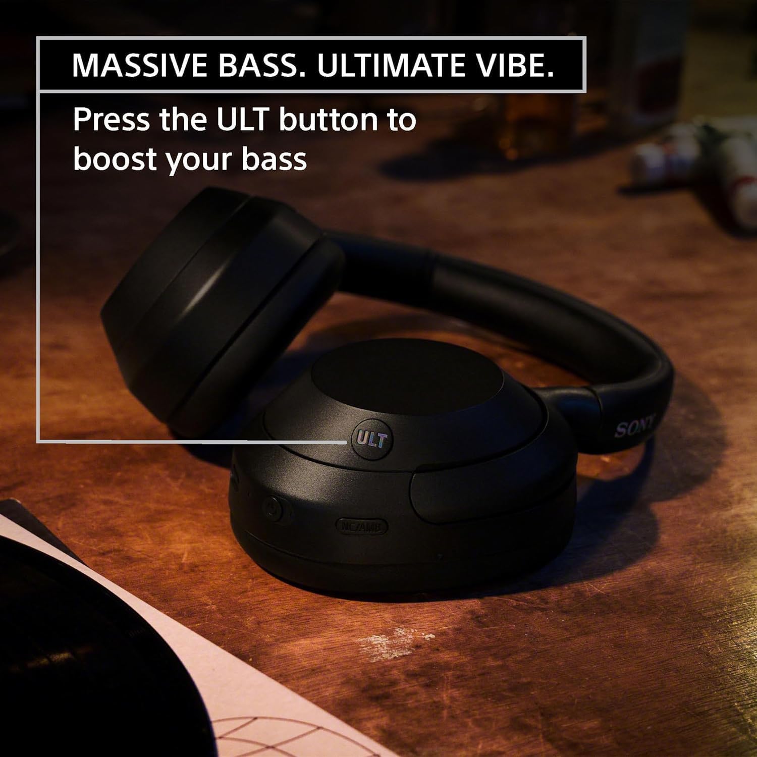 Sony ULT WEAR Noise Canceling Wireless Headphones with Alexa Built-in, Massive Bass Comfortable Design