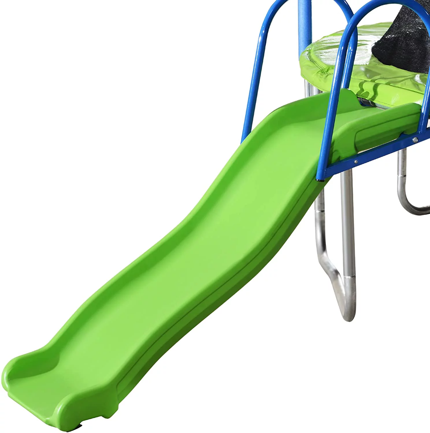 TBWYF 12FT Tranpoline for Adults & Kids Outdoor Round Tranpoline with Slide, Basketball Hoop, Metal Swing Set