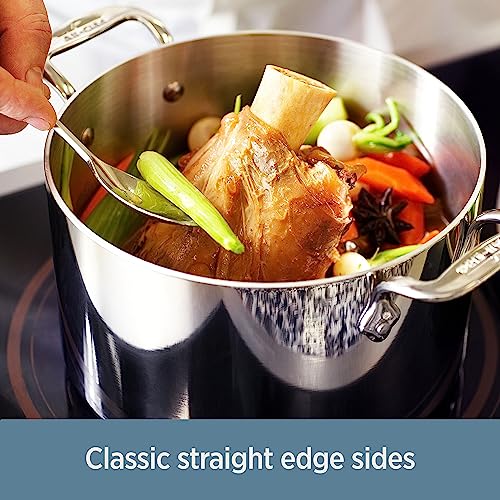 All-Clad D3 3-Ply Stainless Steel Fry Pan Set 2 Piece, 10, 12 Inch, Induction Oven Broiler Safe 600F, Kitchen Cooking Set, Skillets