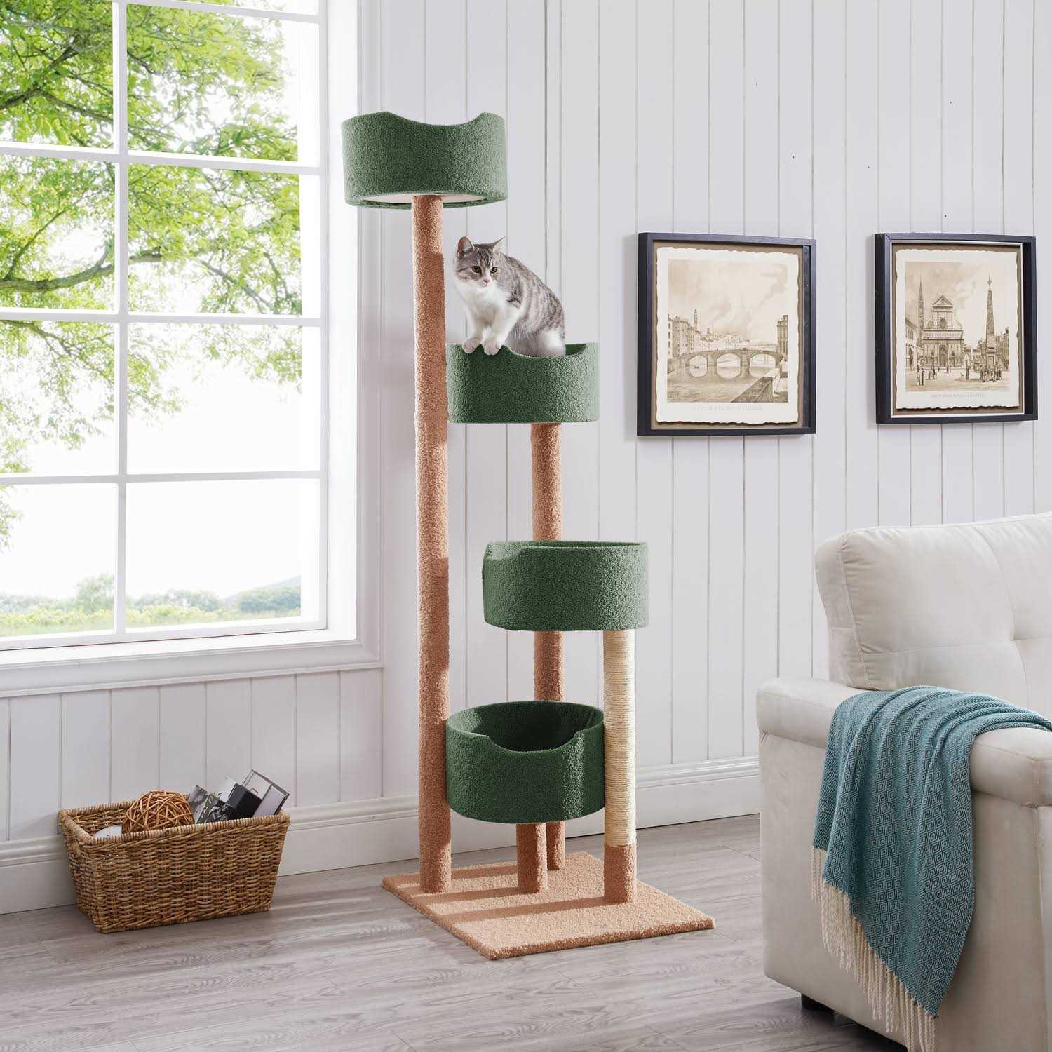 Naomi Home Cat Tree for Large Cats Cat Tower for Large Cats - Pet Supplies online store