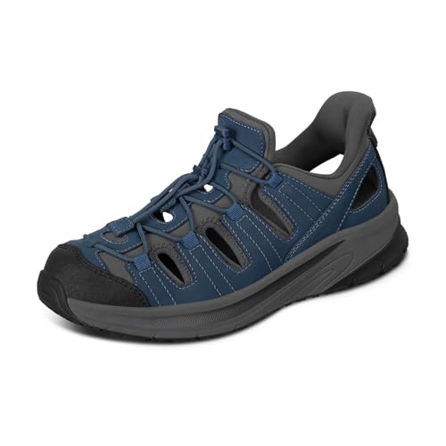 Orthofeet Men's Orthopedic Saturn Hands-Free Slip-On Sandals