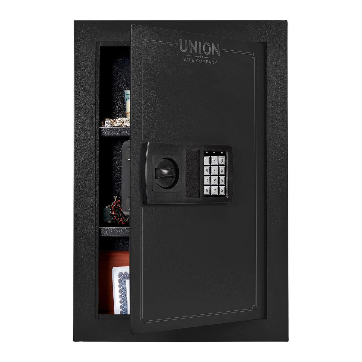 UNION SAFE COMPANY 0.53 cu. Ft. Electronic Digital Wall Safe