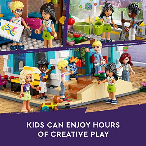 LEGO Friends Heartlake City Community Center 41748 Building Toy Set; Creative Challenge for Ages 9+, Includes 6 Mini-Dolls
