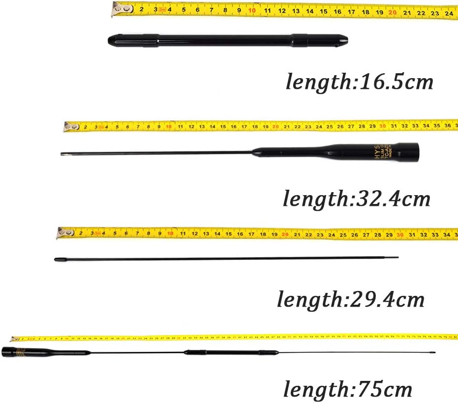 Dual Band 2meter 70cm Mobile Radio Antenna AZ507RB 29.5inch 144/430MHz PL259 Connector for Car Vehicel Truck Mobile Transceiver