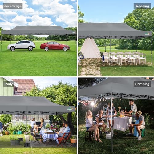 COBIZI 13x26 Pop Up Tent 13x26 Canopy with Sidewalls Heavy Duty Canopy Party Tent for Parties