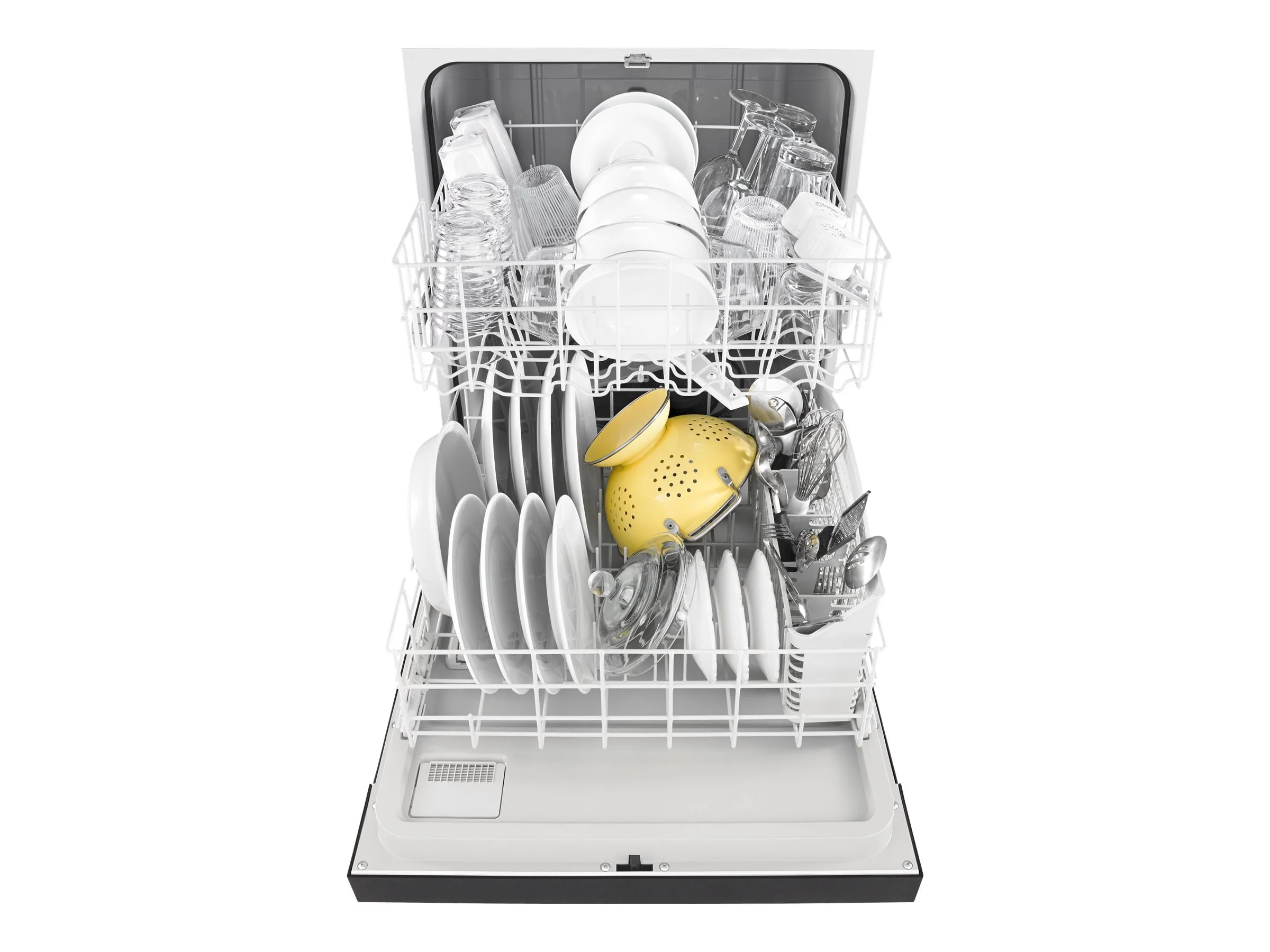 Whirlpool WDF330PAHB - Dishwasher - built-in - Niche - width: 24.4 in - depth: 24.4 in - height: 34 in - black