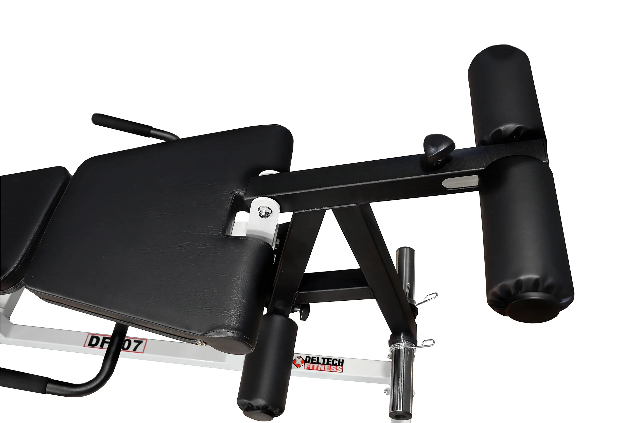 Deltech Fitness Leg Extension/Leg Curl Machine Model #DF807, Olympic or Standard Weight Plates