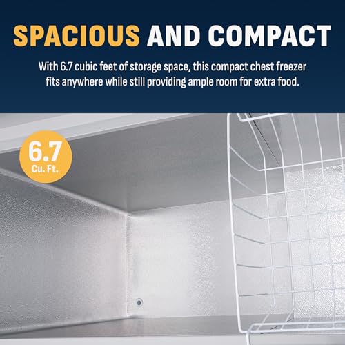 Newair 13.8 cu. ft. Upright Freezer, Fridge Freezer Convertible, Garage Ready Refrigerator, Frost Free Freezer with Door Alarm, Stand up Deep Freezer