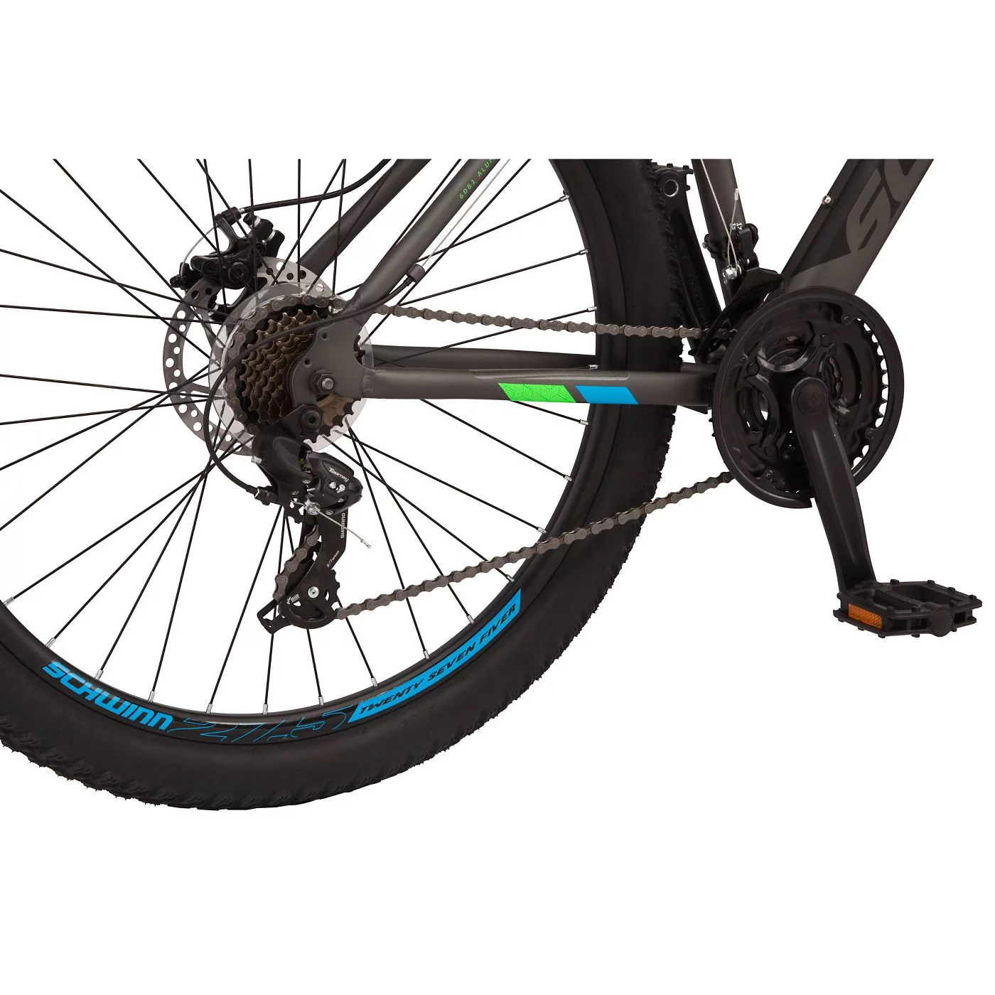 Schwinn 27.5" Mountain Pass Men's Mountain Bike , Matte Grey