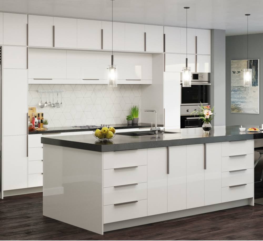 Wilora Paloma Monte Carlo Gloss White 21x22 x 34.75x22 x 24x22 1 DOOR, 1 Drawer Base Cabinet | Engineered Wood PGW-B21