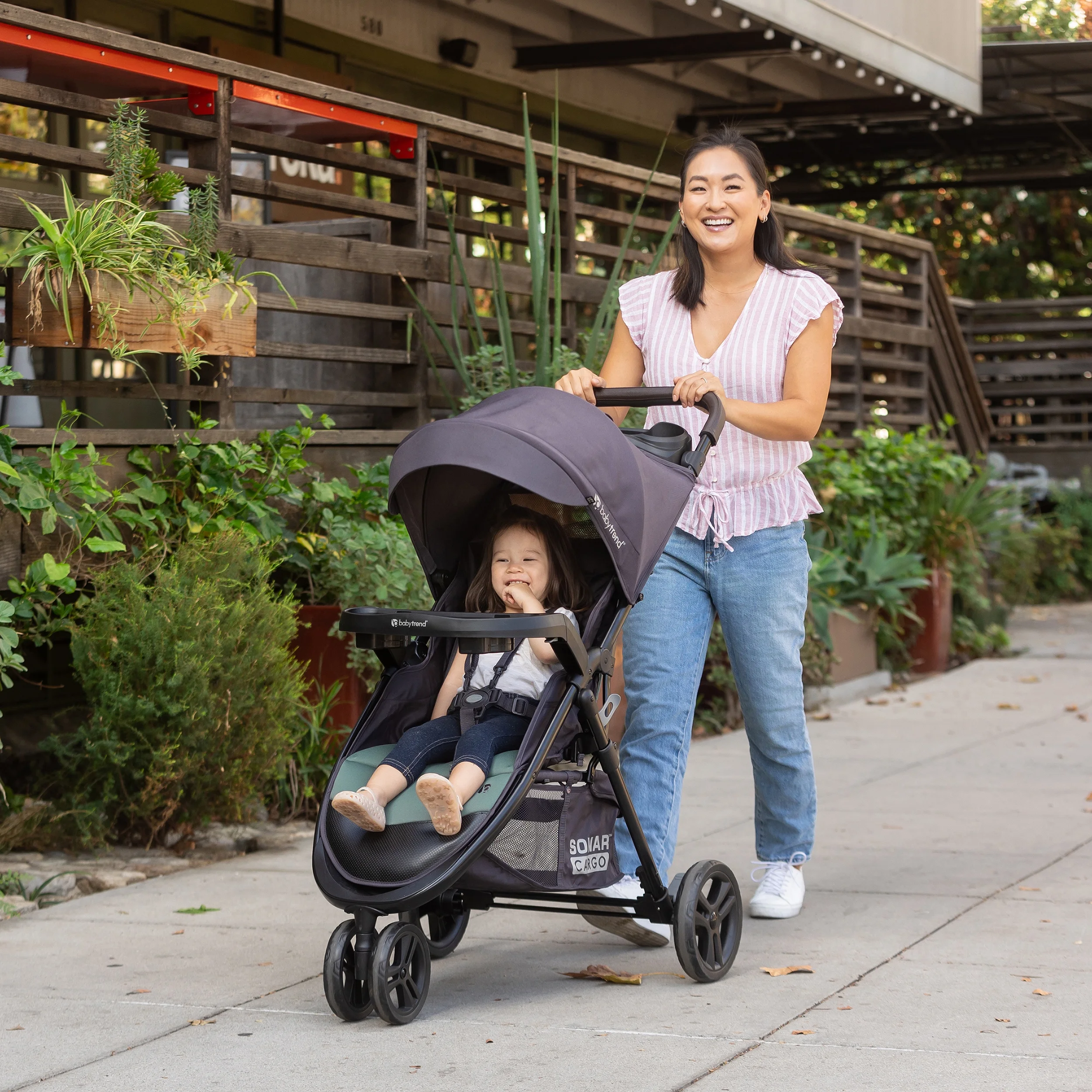 Baby Trend Sonar Cargo 3-Wheel Travel System with EZ-Lift™ 35 PLUS Infant Car Seat - Desert Sage