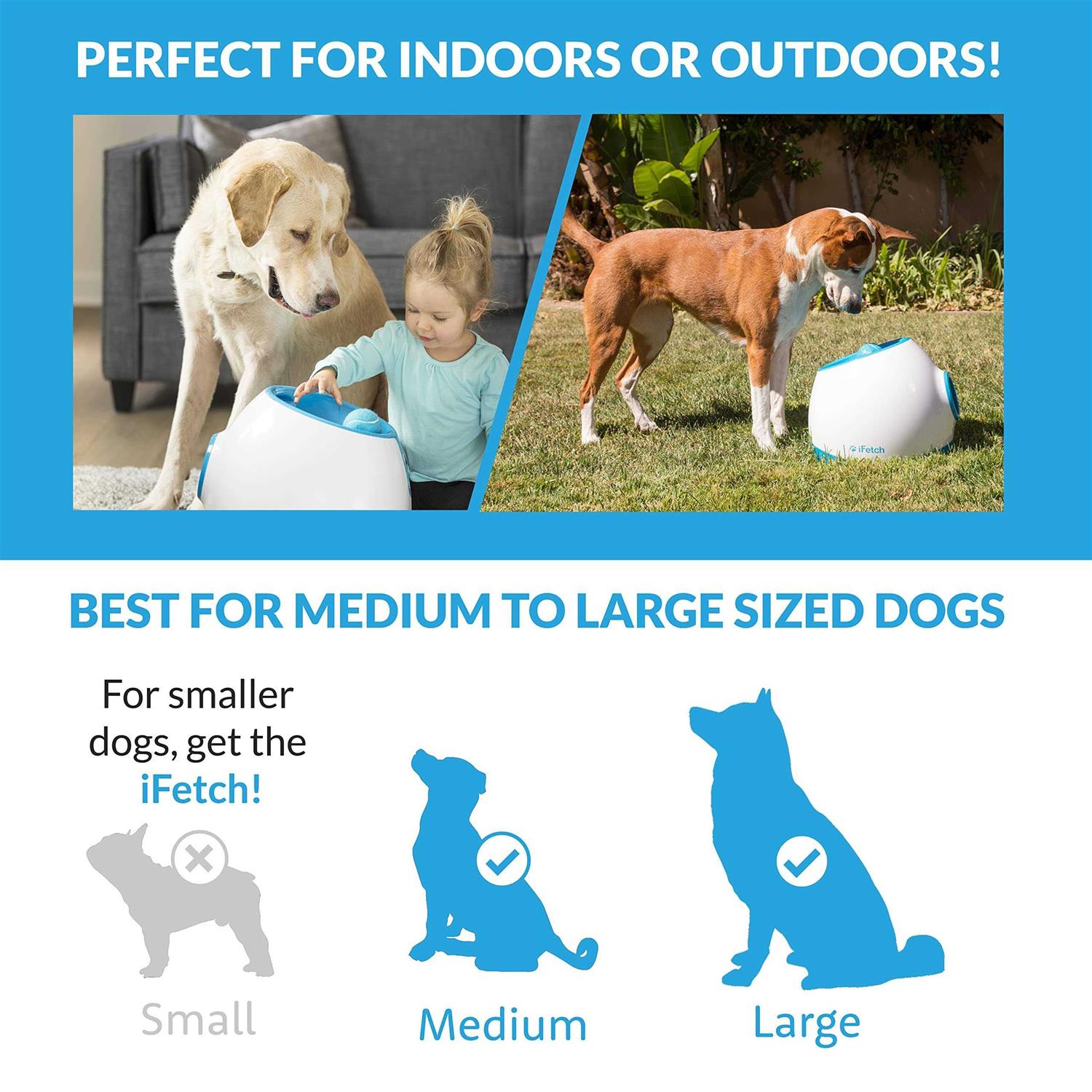 iFetch Too Interactive Ball Launcher Dog Toy