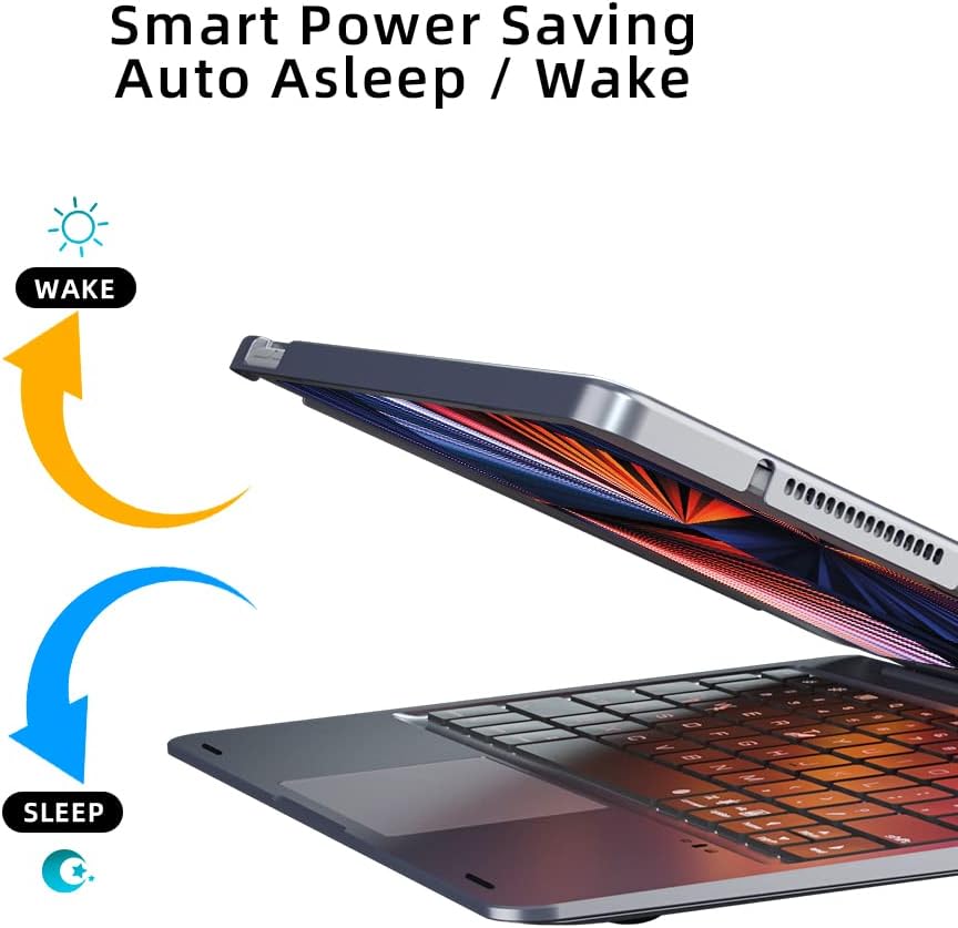 doqo Magnetic Keyboard Case for iPad Air 5th Generation(2022)/iPad Air 4th Generation(2020), iPad Pro 11 2018/2020/2021