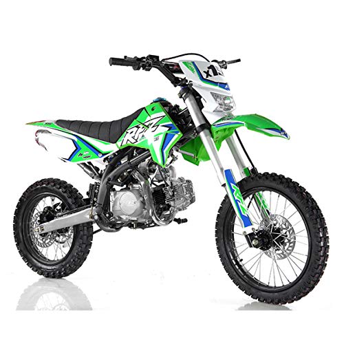 X-PRO 125cc Adult Gas Dirt Pitbike with Headlight, Black