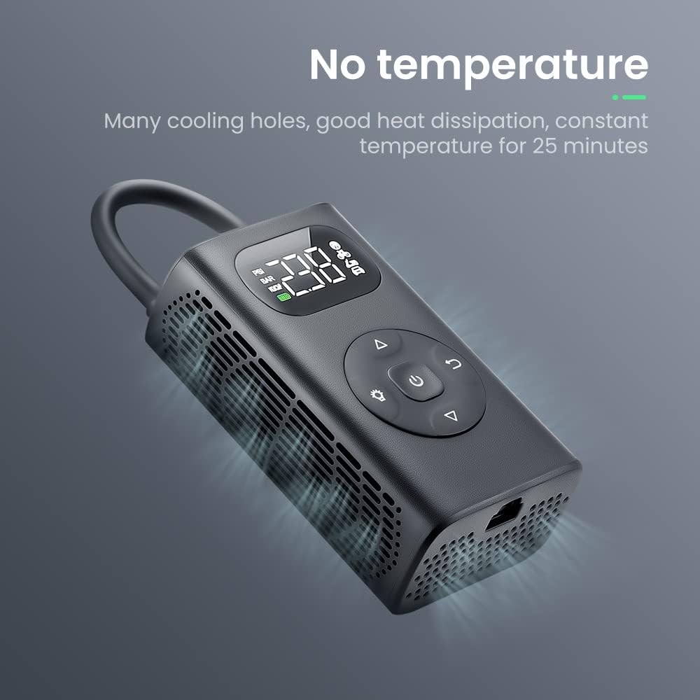 iSinofc Tire Inflator Portable Air Compressor