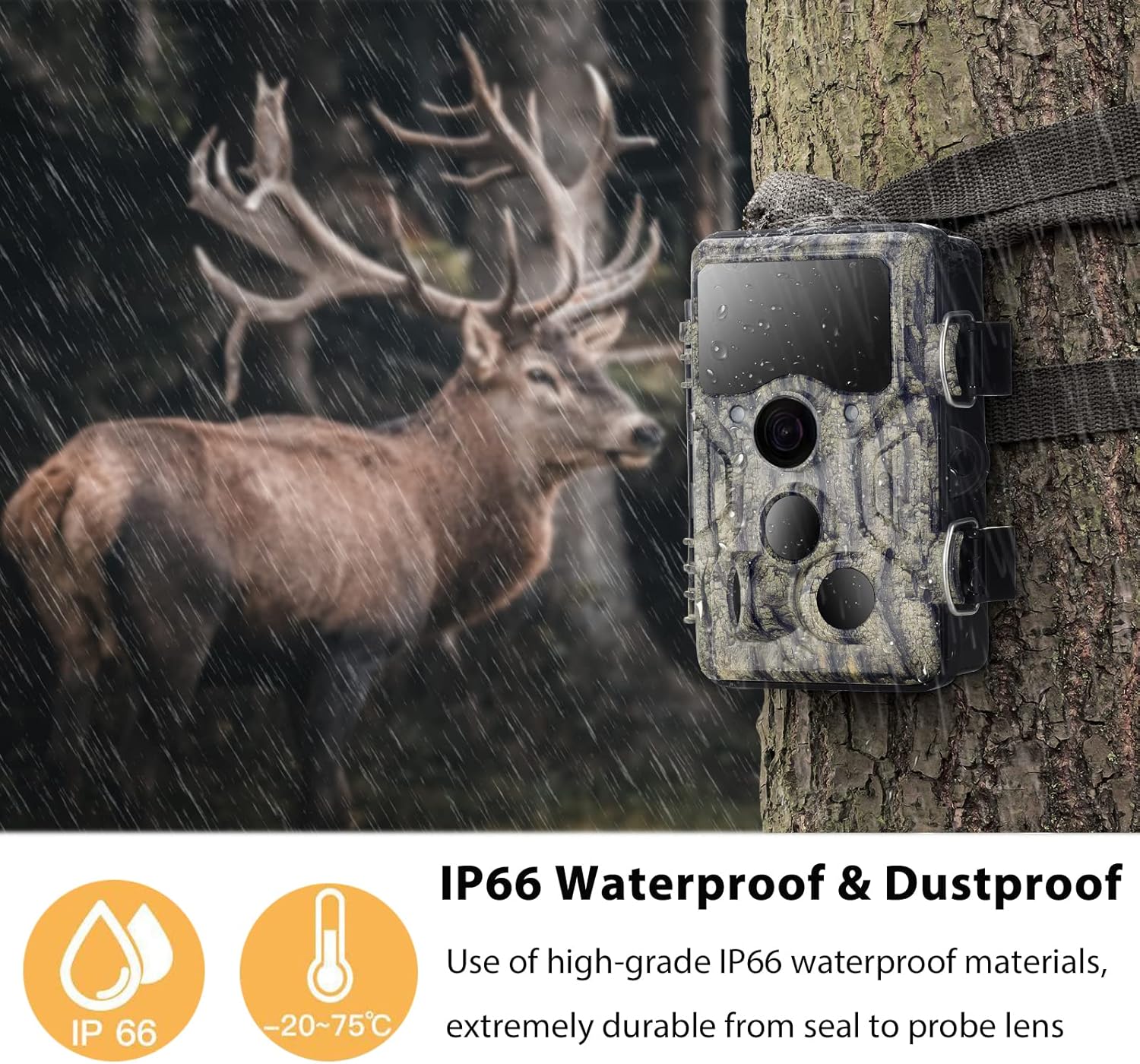 WiFi Trail Camera 1296P 20MP