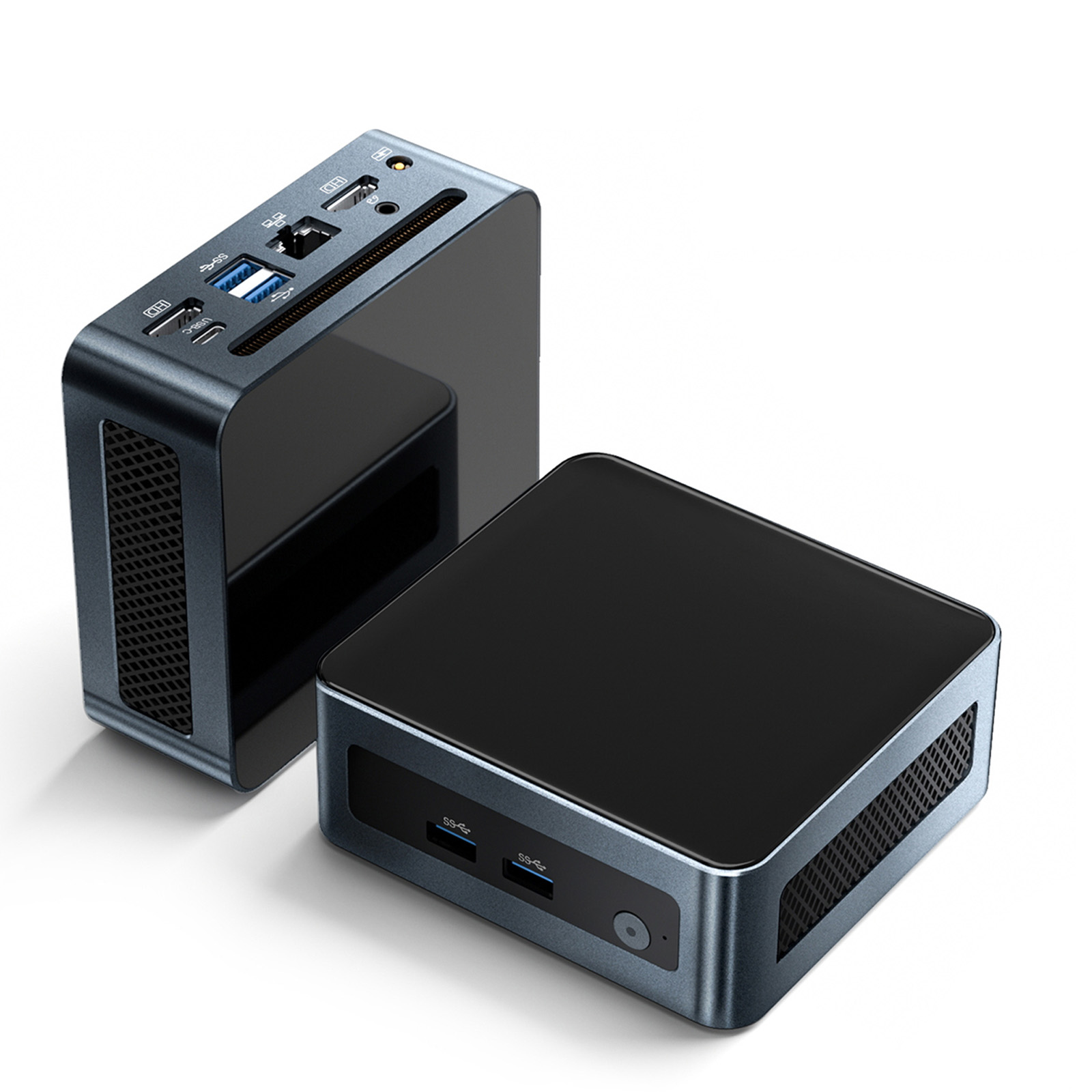 Aibecy Mini PC, Windows 11 Desktop Computer, 8GB RAM 256GB SSD, AMD Ryzen 5600H Processor, 8K 60Hz Support, WIFI6 BT5.2