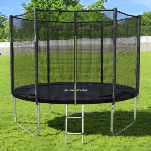 SKOK Trampoline 8FT 10FT 12FT 14FT 15FT Trampolines with Enclosure Net