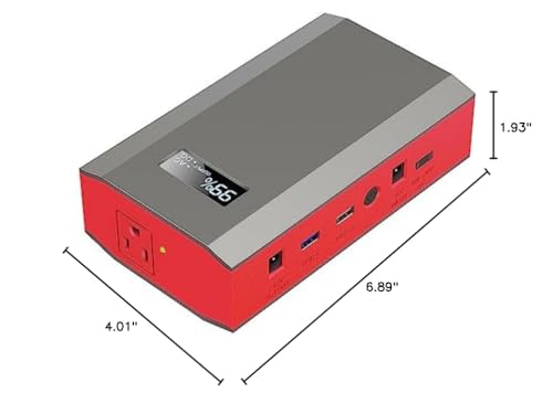 Portable Power Bank with AC Outlet 65W 110V External Battery Pack