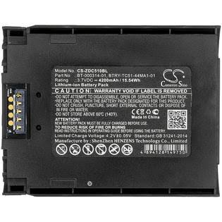 Cameron Sino BT-000314-01 Battery for Zebra TC51 TC510 TC56 TC510K TC510K-1PAZU2P-A6 TC57