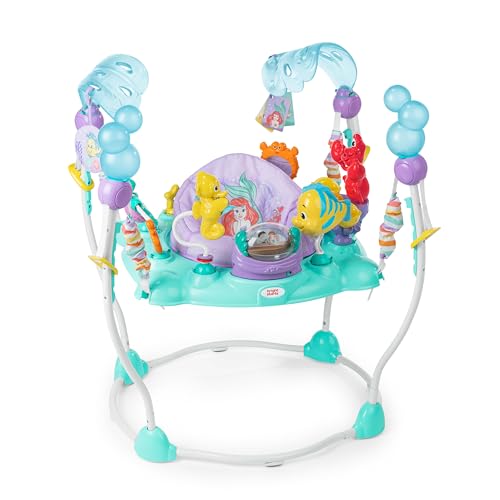Bright Starts Disney Baby Finding Nemo Sea of Activities Baby Activity Center Jumper with Interactive Toys, Lights, Songs & Sounds, 6-12 Months (Blue)
