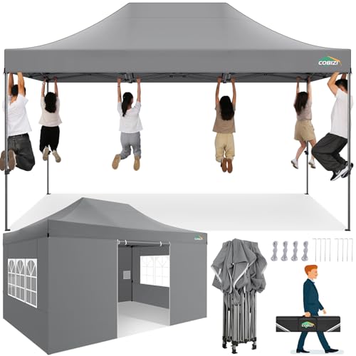 COBIZI 13x26 Pop Up Tent 13x26 Canopy with Sidewalls Heavy Duty Canopy Party Tent for Parties