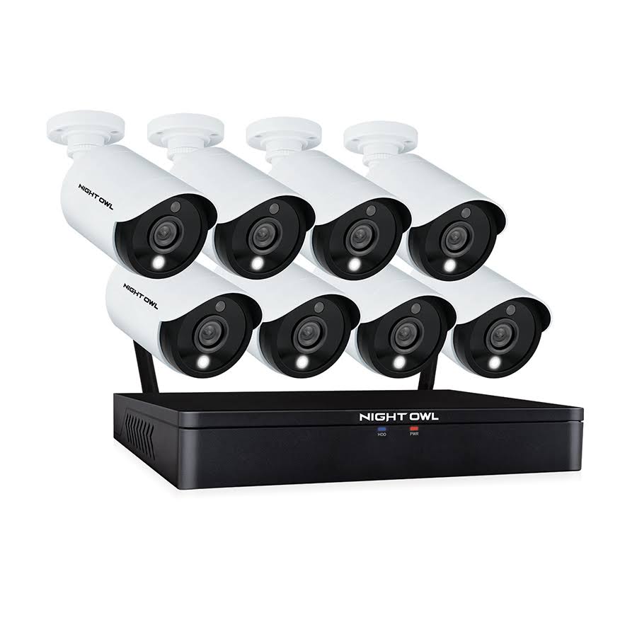 Night Owl 12CH HD Video Security System with 8 x 1080p HD Cameras