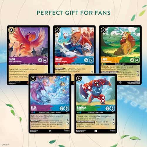 Ravensburger Disney Lorcana TCG: Archazia's Island Booster Pack Display | 24 Packs with 12 Trading Cards Each | Ideal for Collectors & Disney Fans |