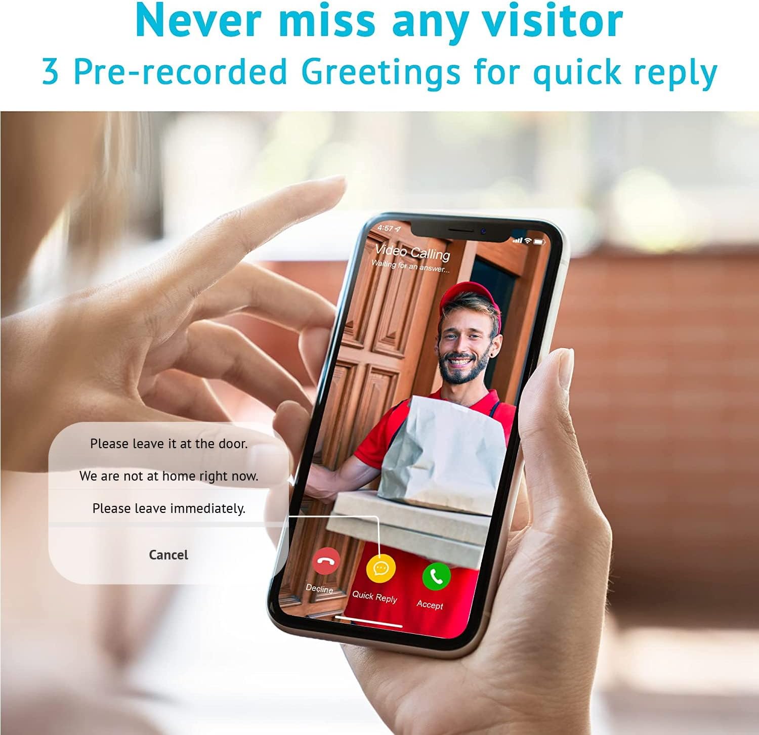Doorbell Camera Wireless 2K,LaView Video Camera with Base Station,AI Human Detection,4:3 Aspect Ratio,160-Day Battery Life,Night Vision,Two-Way Audio