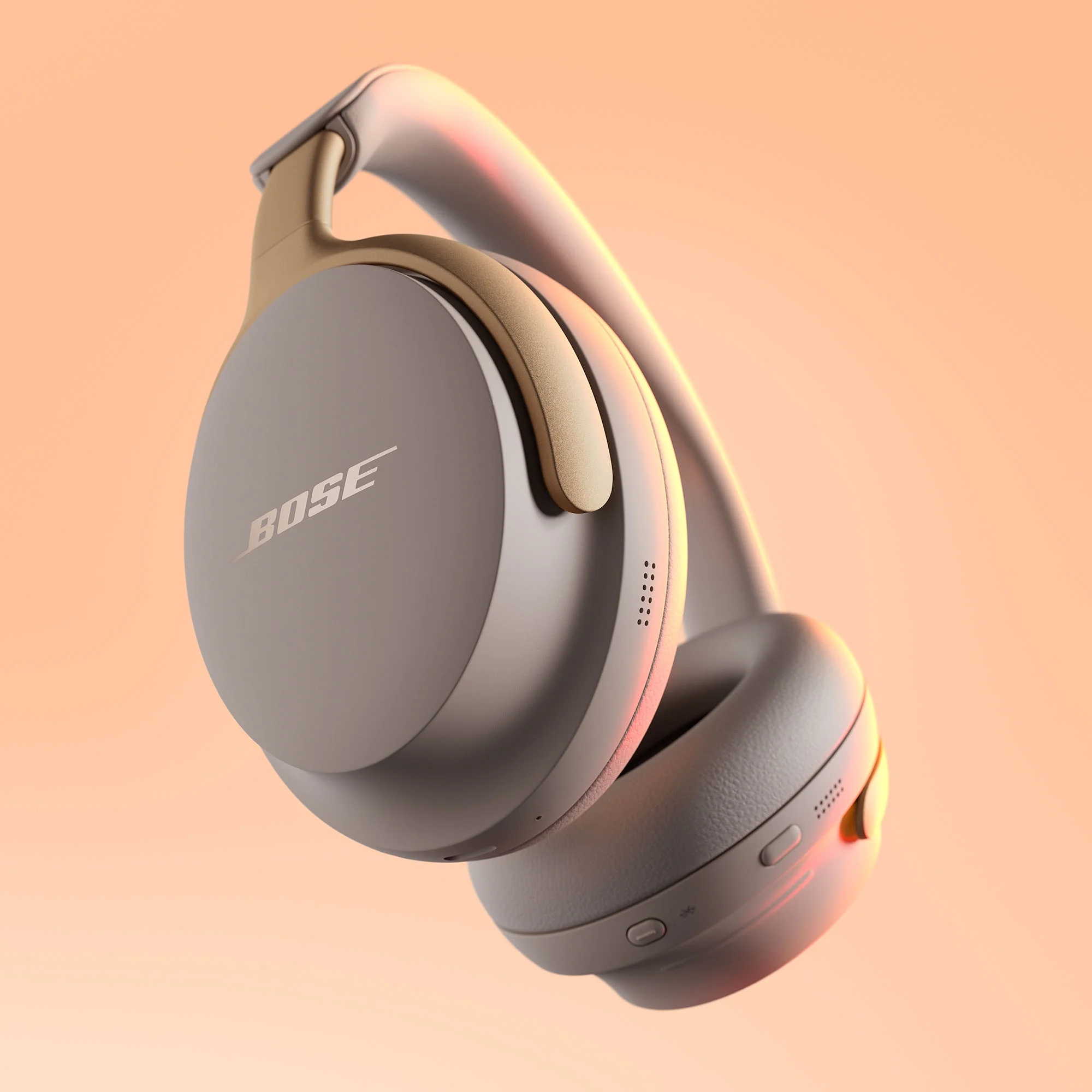 Bose QuietComfort Ultra Wireless Noise Cancelling Bluetooth Headphones, Sandstone - Radiant Selections