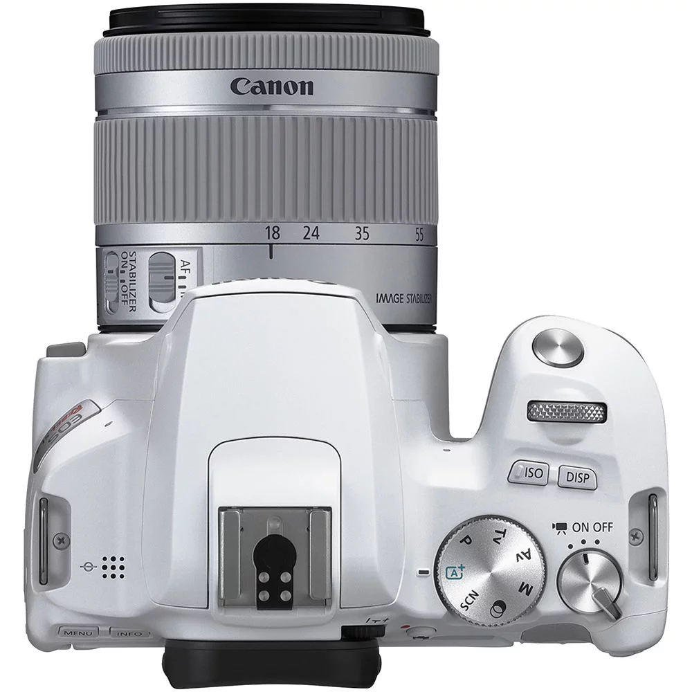 Canon EOS 250D / Rebel SL3 DSLR Camera with 18-55mm Lens (White)