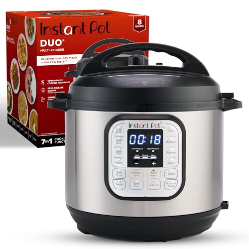 Instant Pot Duo Crisp 11-in-1 Air Fryer and Electric Pressure Cooker Combo with Multicooker Lids that Air Fries, Steams, Slow Cooks, Saut&eacute;s