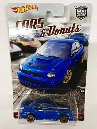 Hot Wheels Car Culture Cars and Donuts Set of 5 Real Rider Collectible Die Cast Toy