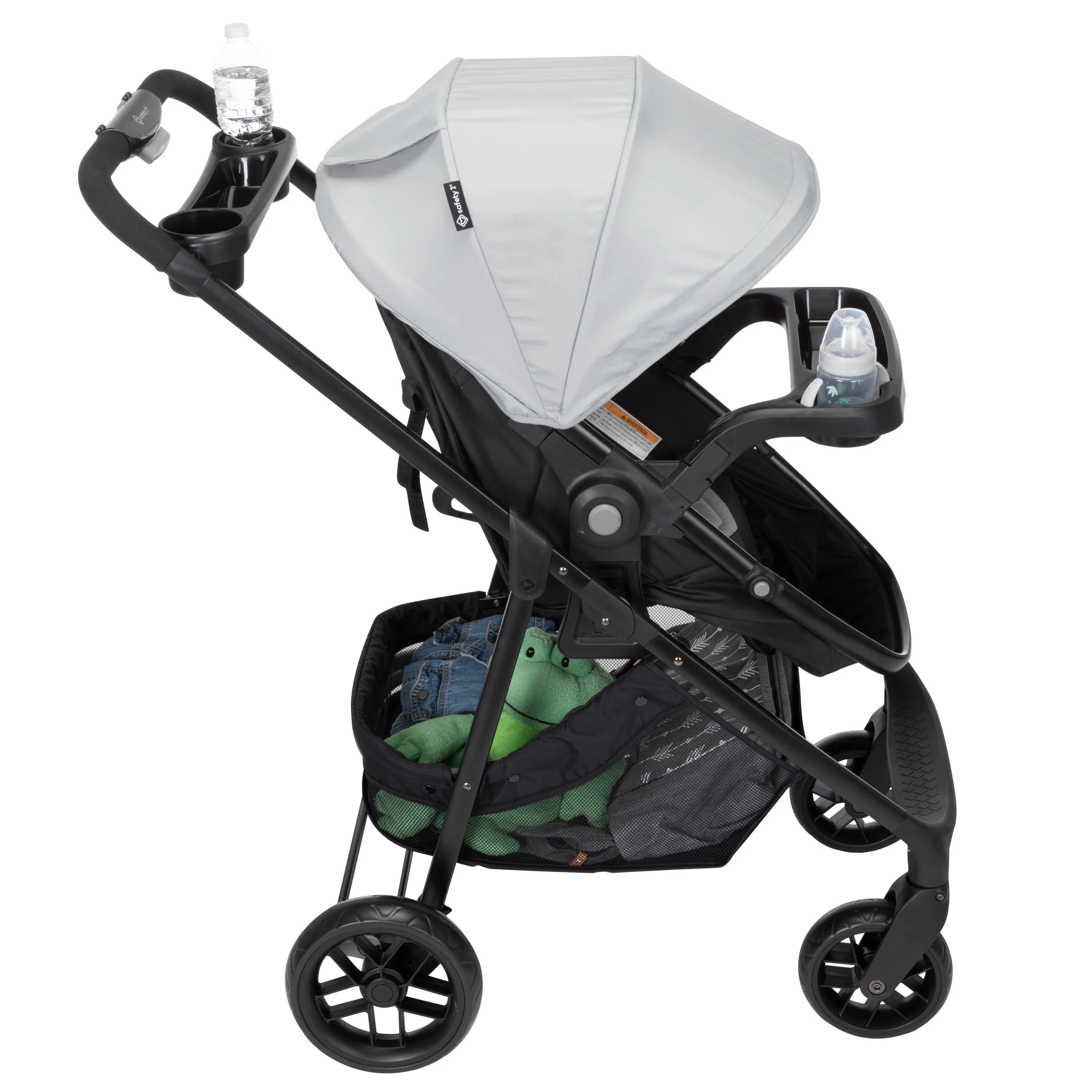 Safety 1st Grow and Go Sprint Modular Travel System Stroller with Rear-Facing Infant Car Seat, Whisper Grey